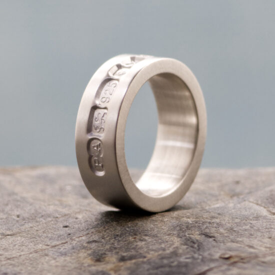 Zennor 8 Hallmarked Solid Silver Ring